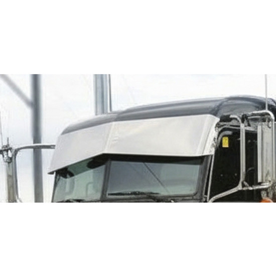 14 Inch Paintable Reverse Bowtie Visor Fits Peterbilt