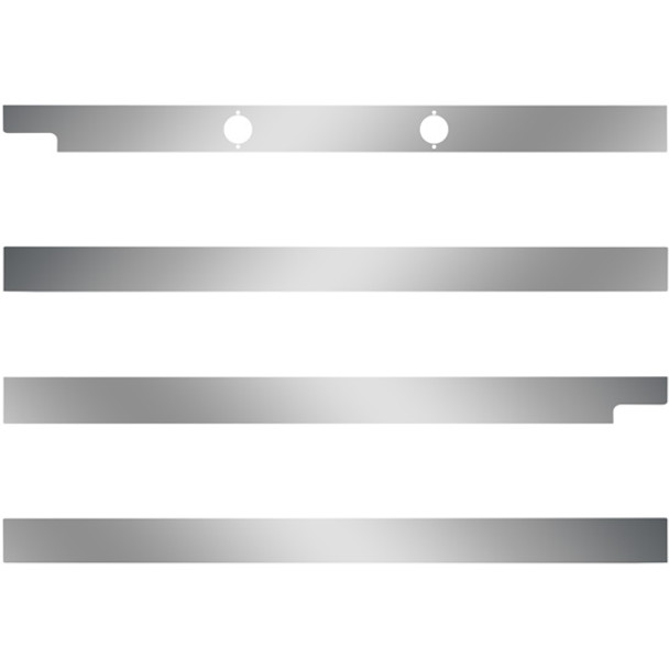 2.5 Inch Blank Cab-Sleeper Panels W/ 2 Block Heater Plug Holes Fits Peterbilt 567 SBA, 579 SBA W/ 80 Inch Sleeper W/O Extenders 2.5 Inch Blank Cab-Sleeper Panels W/ 2 Block Heater Plug Holes Fits Peterbilt 567 SBA, 579 SBA W/ 80 Inch Sleeper W/O Extenders