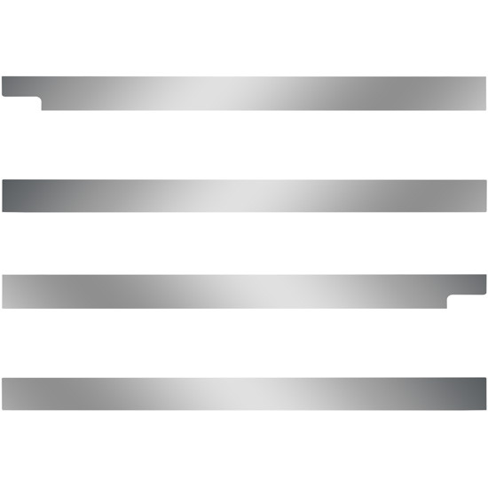 2.5 Inch Blank Cab-Sleeper Panels W/ No Block Heater Plug Hole Fits Peterbilt 567 SBA, 579 SBA W/ 80 Inch Sleeper W/O Extenders