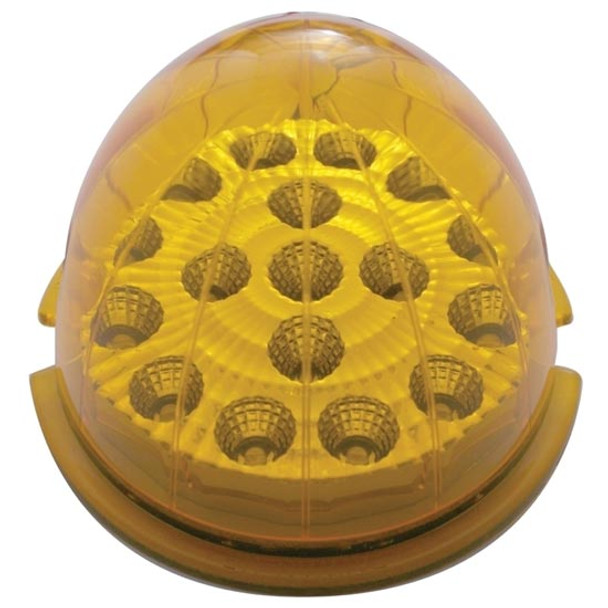 17 Diode Reflective Amber/Amber Dual Function Cab Light Replacement Lens