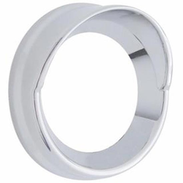 Chrome Pyrometer Bezel With Visor for 3.25 Inch Round Gauge