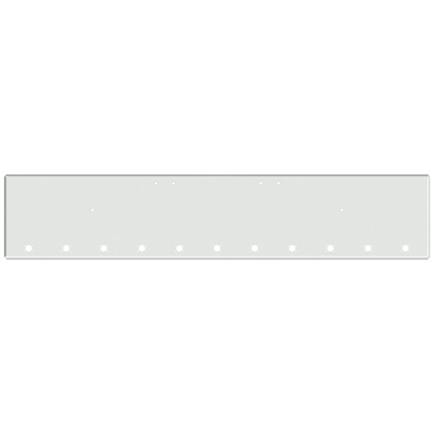 Valley Chrome 20 Inch Chrome American Eagle Boxed End Bumper W/ 11 M3 - P3 Light Holes Fits Freightliner Classic 120, XL