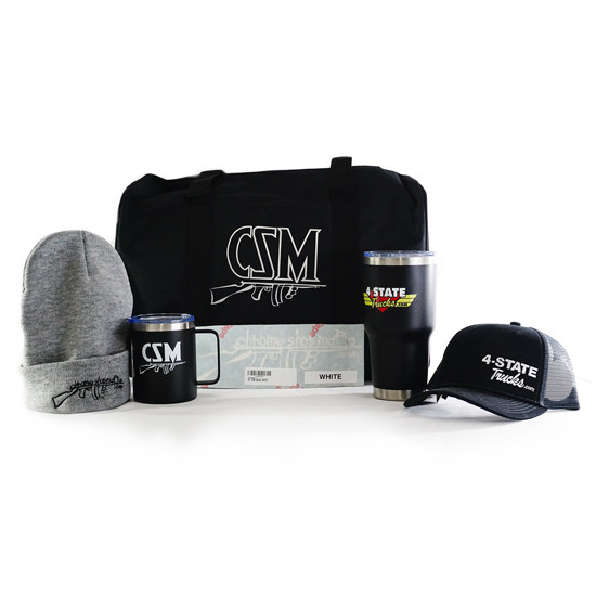 Chrome Shop Mafia Duffle Bag Merch Gift Set W/ White Decal