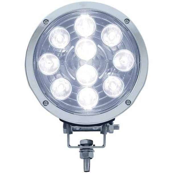 7 Inch 10 High Power Diode Driving Light, 1300 Lumens, Clear Lens 7 Inch 10 High Power Diode Driving Light, 1300 Lumens, Clear Lens