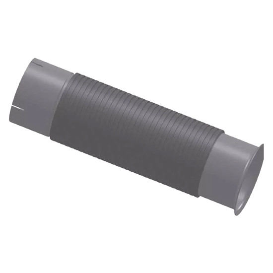 BESTfit 5 ID X 18.5 Inch Aluminized Steel Flare Pipe Replaces 04-26200-018  For Freightliner