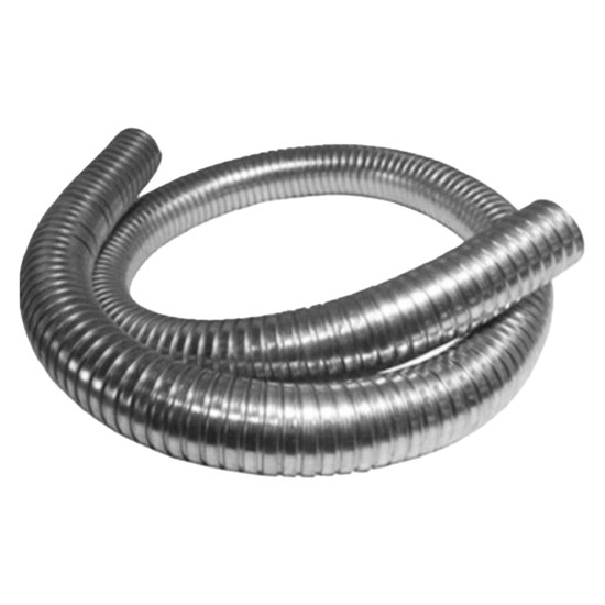 BESTfit 5 Inch X 25 Ft Galvanized 15 Gauge Steel Flex Hose