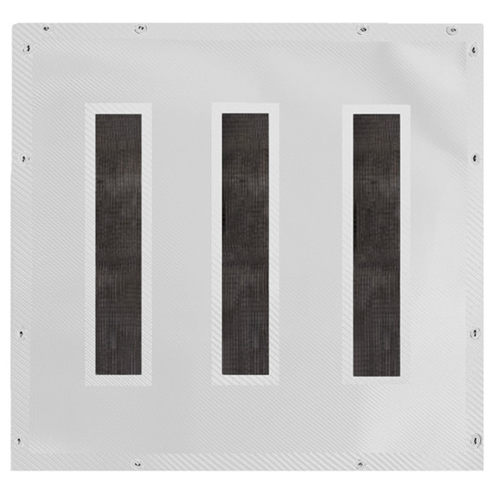 White Non Quilted Vinyl Winter Front Oe Style For Peterbilt 367