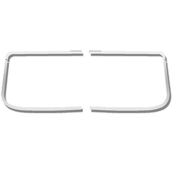 Exterior Windshield Trim For Kenworth W900B/L With Curved Glass
