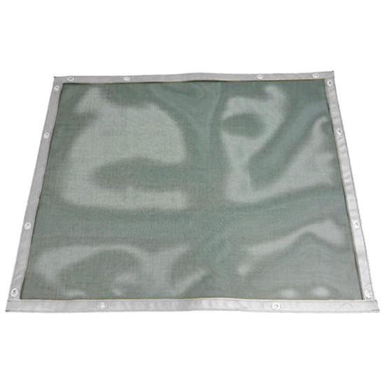 Robert James Black Bug Screen With Silver Trim For Kenworth T680 2013-2021