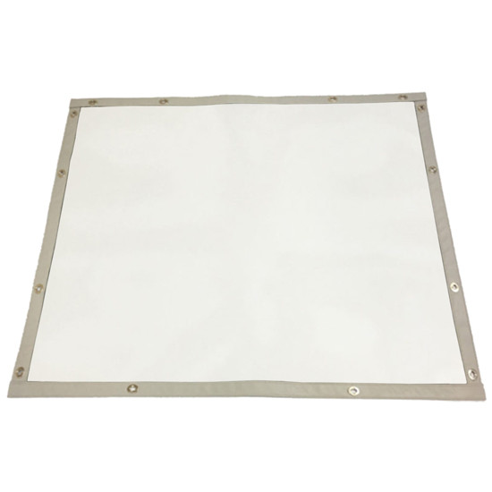 Robert James White Bug Screen With Gray Trim For Kenworth T700 2011-2014