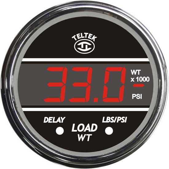 Digital Load Gauge With Red Display For Kenworth T600, W900L
