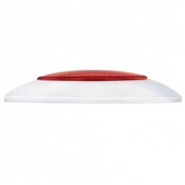 M5 Millennium GLO Oval Clearance Marker Light W/ Chrome Bezel - Red LED / Red Lens