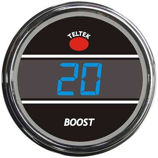 Digital Boost Smart Gauge With Blue Display For Kenworth And Peterbilt 2006-Newer