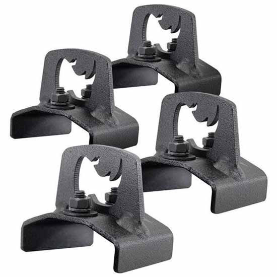 Go Rhino Textured Black Steel Srm Hd Tie Downs - Set Of