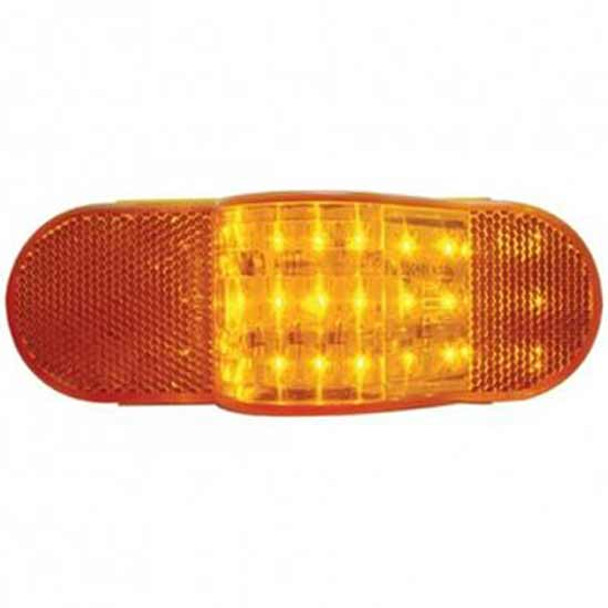 18 Diode Amber LED Amber Lens Marker Clearance Mid-Turn Signal Light