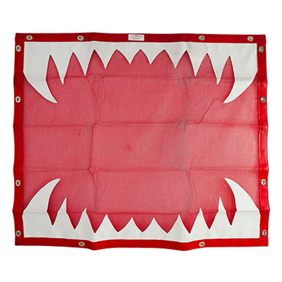 Red Mesh Saber Tooth Bug Screen For Peterbilt 359 1967-1987