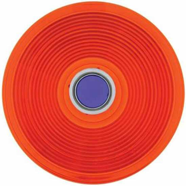 Snap Ring Deep Dish Light Lens W/ Blue Dot - Red Lens