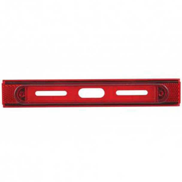 Conspicuity Reflector Plate Light Housing For 6.5 Inch LED Light Bar - Red