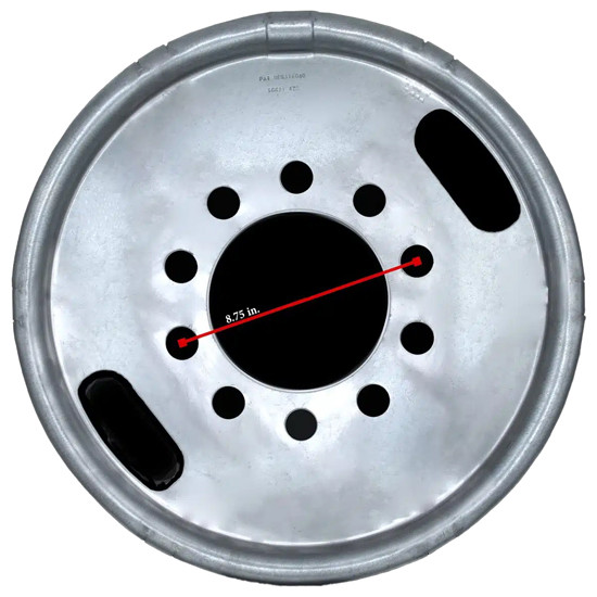 16 Inch Trailer Dual Wheel Balancer Set- 1-3/ Studs For 17.5 Inch Wheels