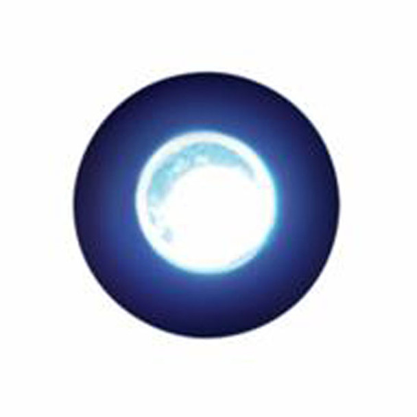 1 LED Snap In Indicator Light - Blue LED / Clear Lens