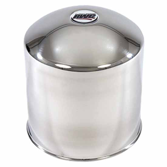 10 Inch Realwheels SS Rear High Hat With 8.25- 8.75 Inch Drive Axle, 5.75- 7.75 Inch Axle Depth, Logo And Band Clamp