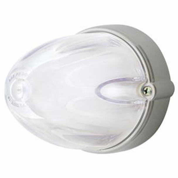 9 LED Dual Function Glo-Light Watermelon Grakon 1000 Flush Mount Kit - Amber LED / Clear Lens