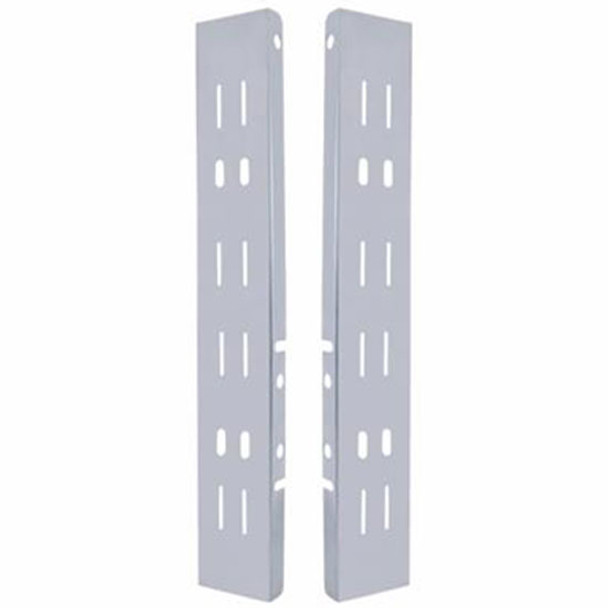 Ss Front Air Cleaner Bracket W/ Light Bar Cutouts - Pair For Peterbilt 378, 379