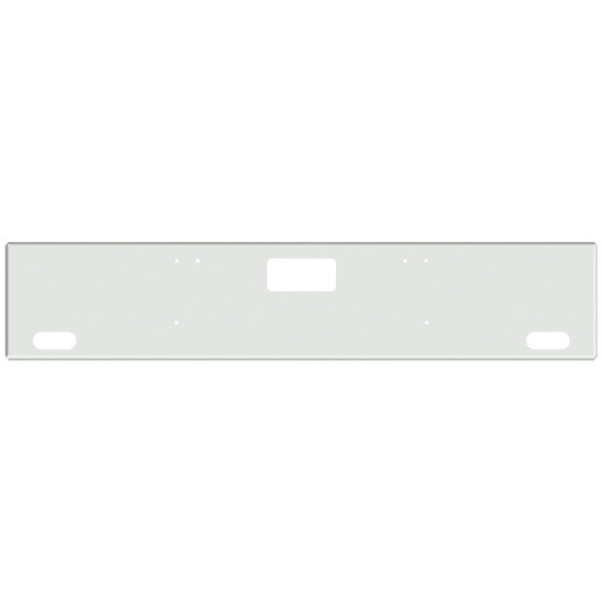 20 Inch Chrome Texas Boxed End Bumper With Step, 2 Oval Light Holes For Coronado New Style, 122Sd