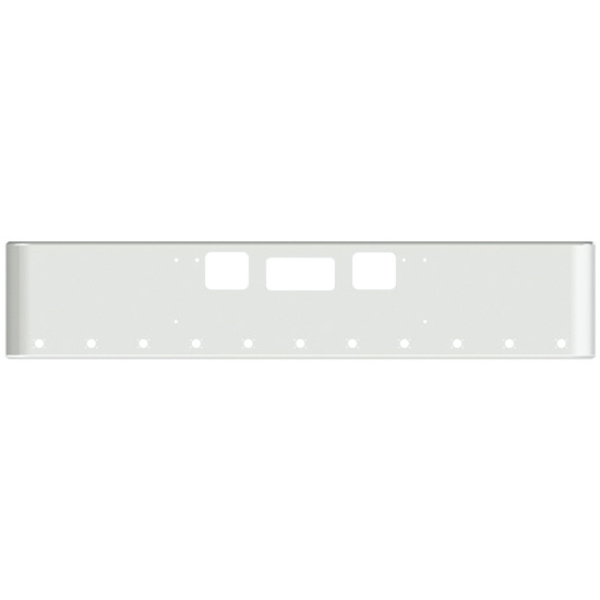 20 Inch Chrome Steel Texas Bumper With O Lights For Freightliner Coronado And 122Sd SFA 2010-Current