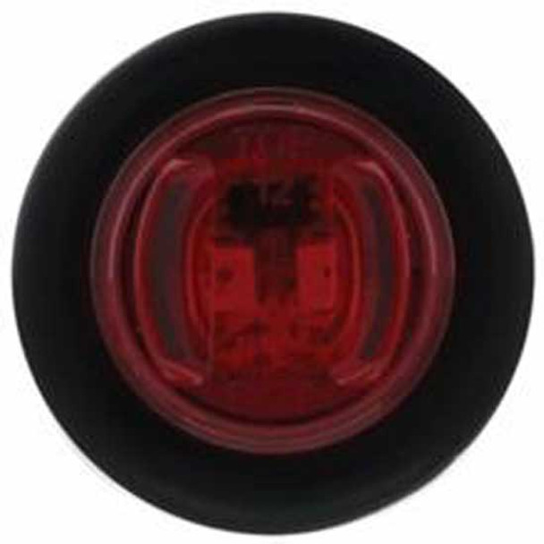 2 Diode Mini Clearance Marker Light W/Rubber Grommet - Red LED/ Red Lens