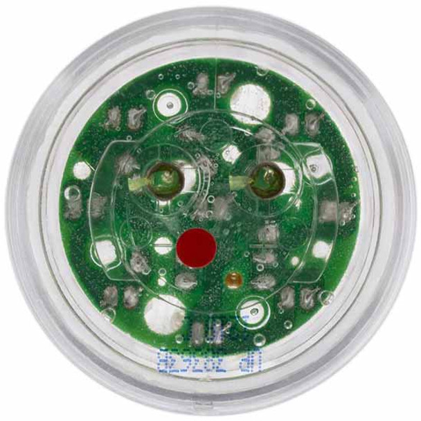 9 Diode 2 Inch Round Clearance Marker Light, Red LED / Clear Lens - 40 Pack