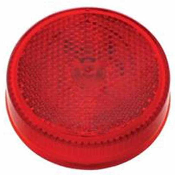 2.5 Inch Reflectorized Clearance Marker Light Kit - 8 Red LED / Red Lens