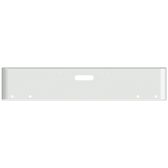 18 Inch Chrome-Plated Steel Rolled End Texas Bumper Kit With Mounting Holes, And 4 M1 Millennium Light Holes For Freightliner