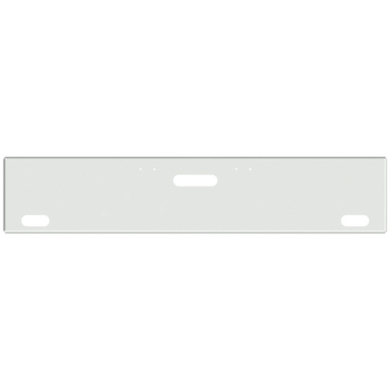 22 Inch Chrome American Eagle Bumper With Tow, 2 Oval Light Holes For Freightliner Classic 2000-2002