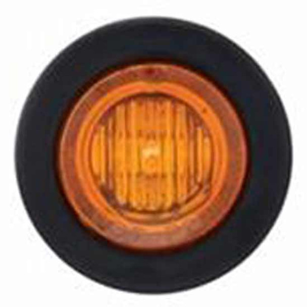 3 LED Mini Clearance Marker Light - Amber LED/ Amber Lens