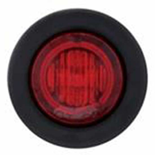 3 LED Mini Clearance Marker Light - Red LED/ Red Lens