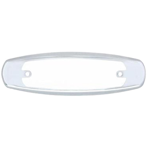 Chrome Side Clearance Marker Light Bezel For  Peterbilt 378, 379