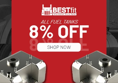 Elite Truck Accessories steals and deals section featuring discounted heavy-duty truck parts and chrome accessories
