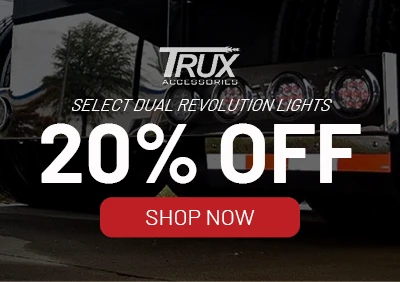 Semi-truck monthly deals showcase highlighting limited-time savings on truck accessories and upgrades