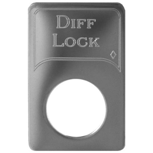 Rockwood Stainless Steel Differential Lock Switch Plate For Kenworth ...