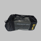 black and gray gold trek highbanker mesh sluice bag