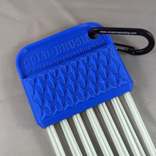 crux prospecting bedrock gold brush blue