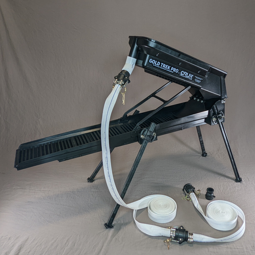 gold trek pro black with layflat hose kit