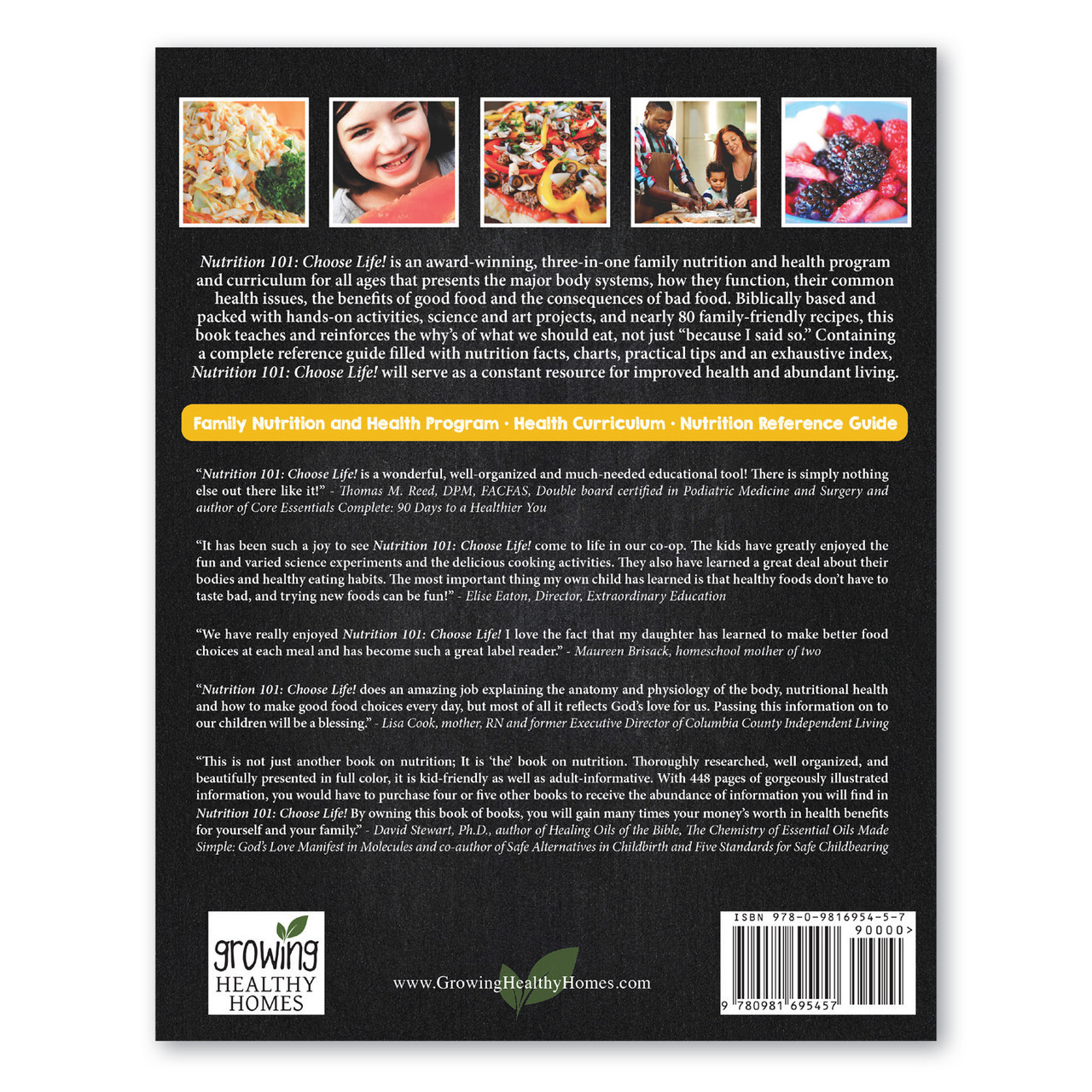 Nutrition 101: Choose Life! Book