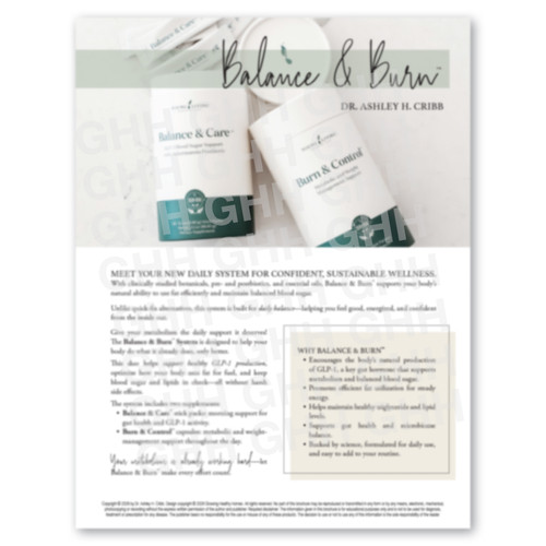 Balance & Burn Handout (PDF)