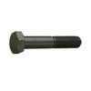 High Tensile Set Bolt Gr 8.8 DIN 931 self-colour M24 x 200mm, single self-colour bolt in side profile showing the plain shank and threaded end