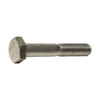 Hexagon Head Set Bolt DIN 931 Stainless Steel A2 M12 x 50mm, single bolt in side profile showing the plain shank and threaded end