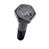 High Tensile Set Bolt Grade 10 9 DIN 931 self-colour M16 x 80mm close-up of the hexagon head showing the grade 10.9 marking