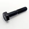 M24 x 170mm Grade 10.9 Self Colour Set Bolt Hex Bolt side view showing thread and hex head