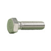 Hexagon Head set screw DIN 933 Stainless Steel A2 M12 x 60mm, single set screw in side profile showing the fully threaded shaft